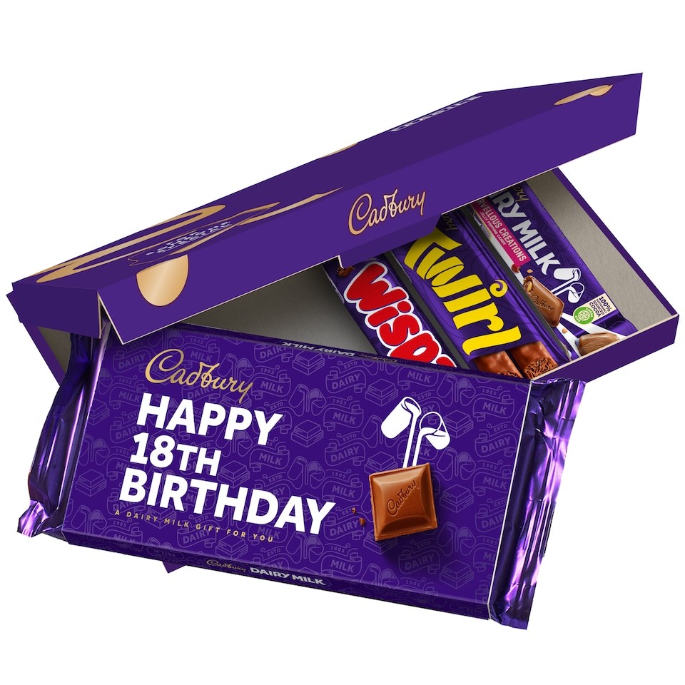 Cadbury Happy 18th Birthday Letterbox Chocolate Gift