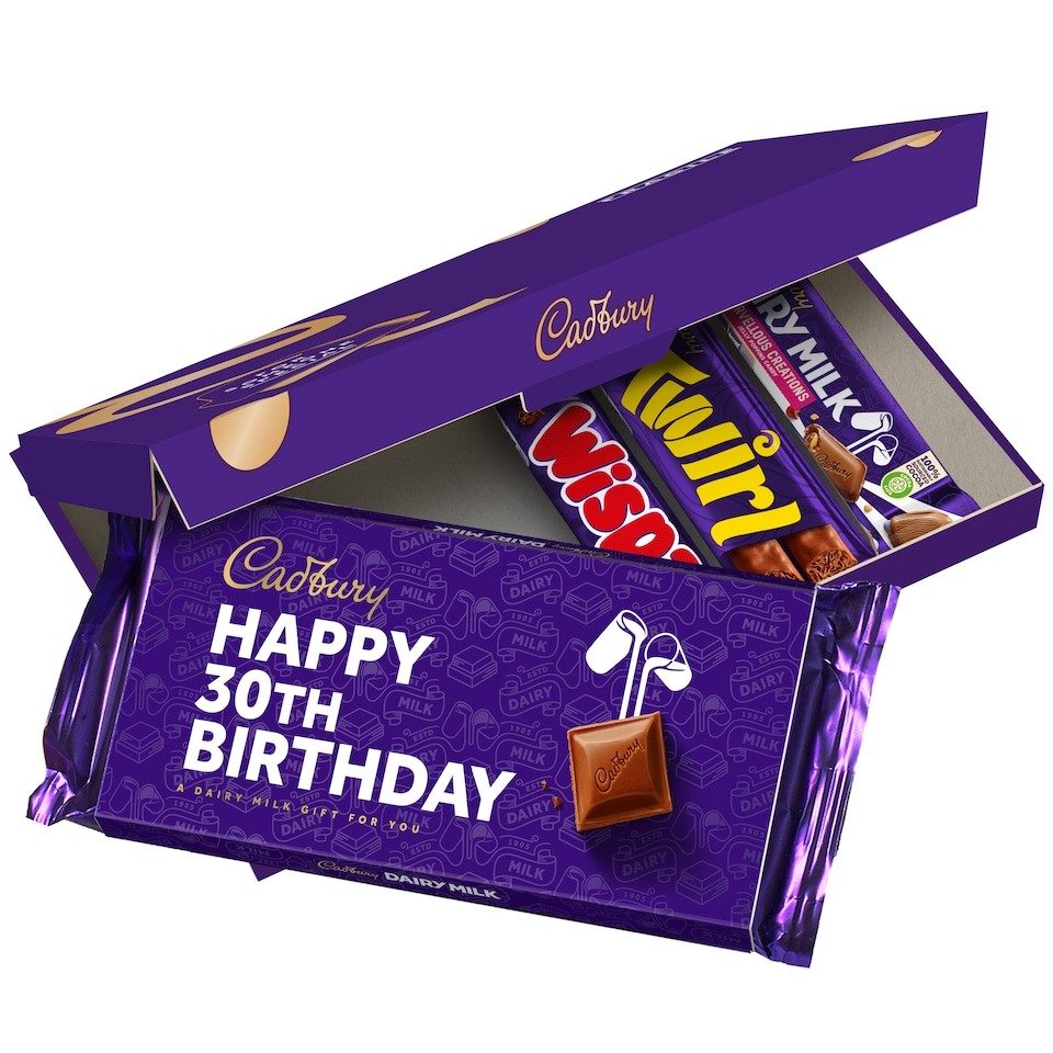 Cadbury Happy 30th Birthday Letterbox Chocolate Gift