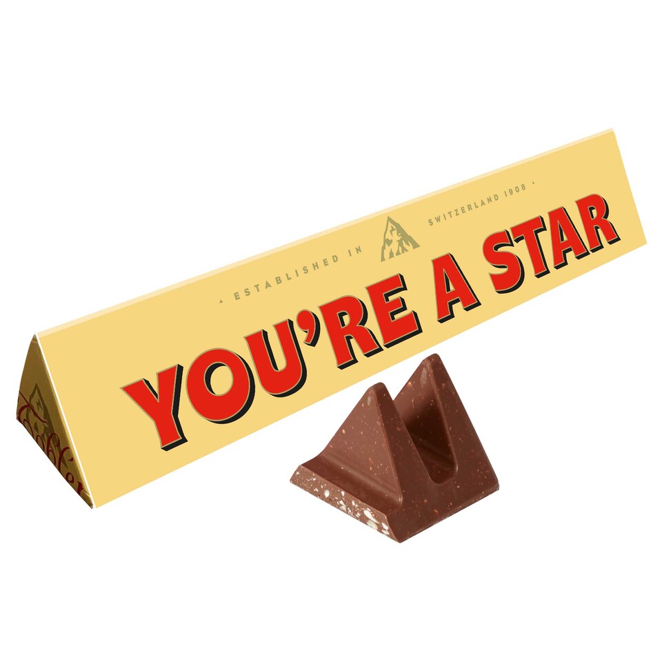 Toblerone You're A Star Gift Chocolate Gift Bar 360g