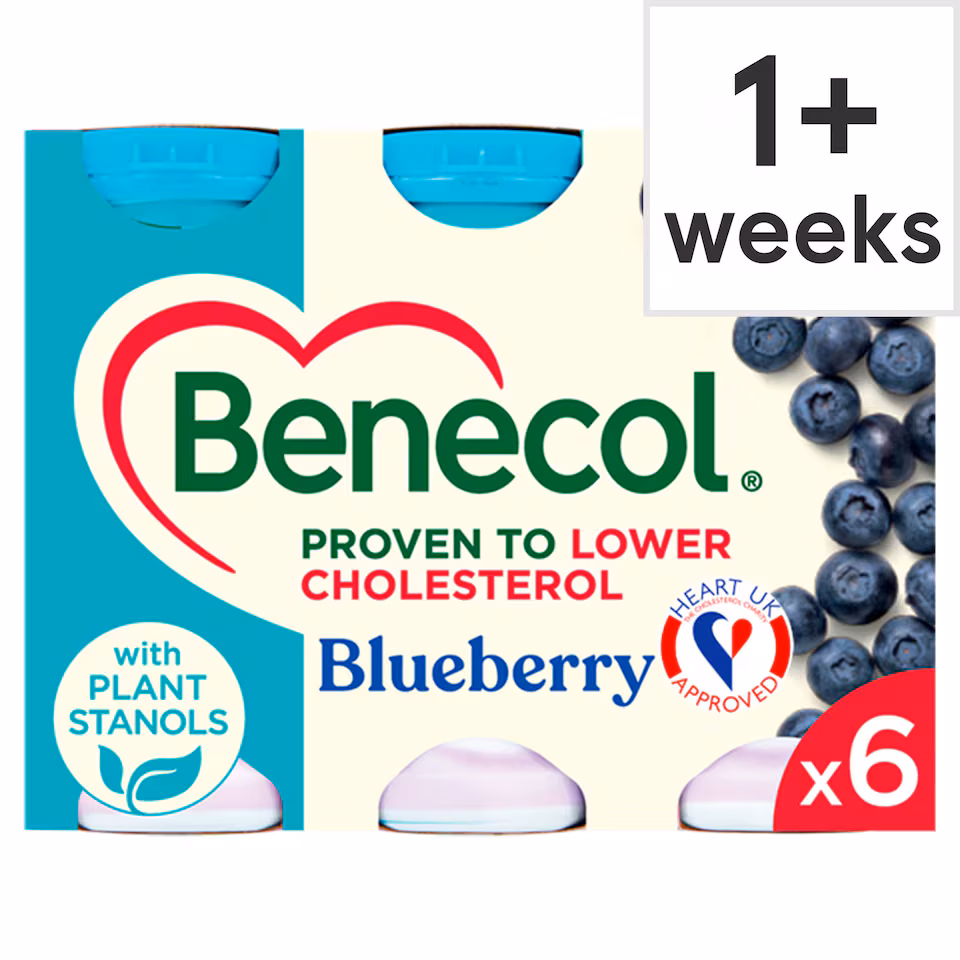 Benecol Yogurt Drink - Blueberry 6x67.5g