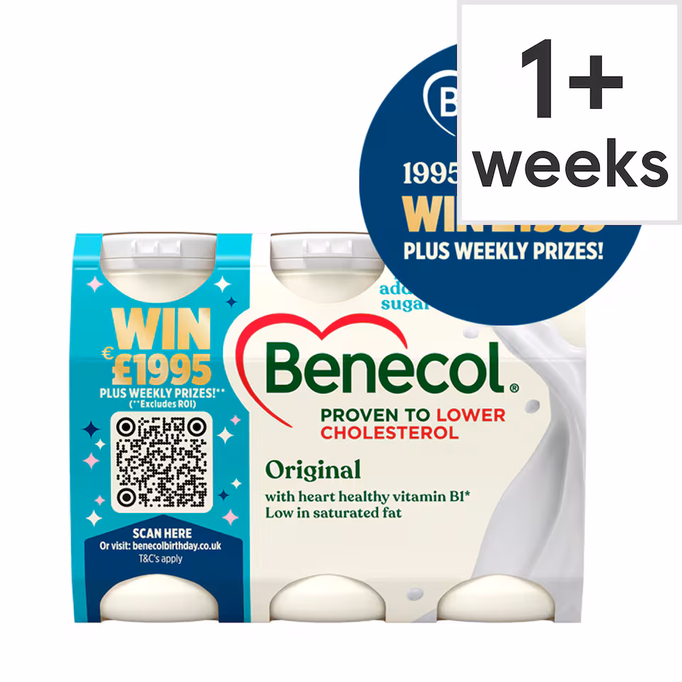 Benecol Original No Added Sugar 6 x 67.5g