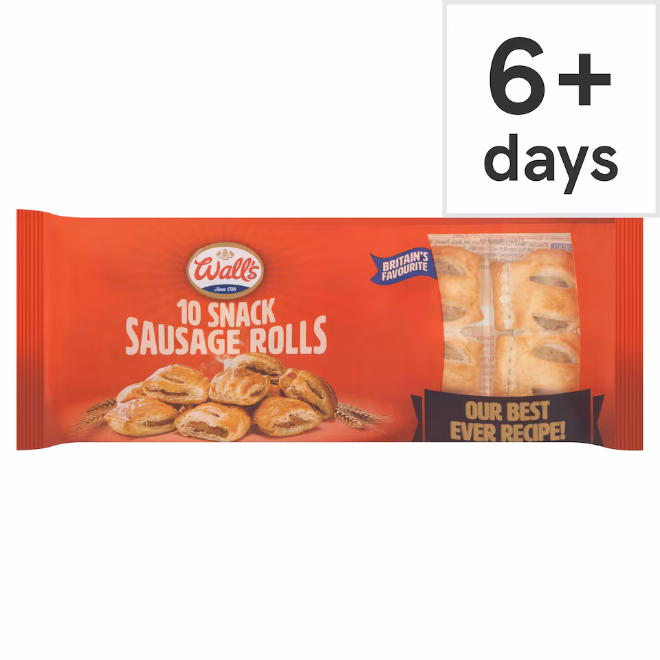 Wall's Snack Sausage Rolls 10 Pack 270g