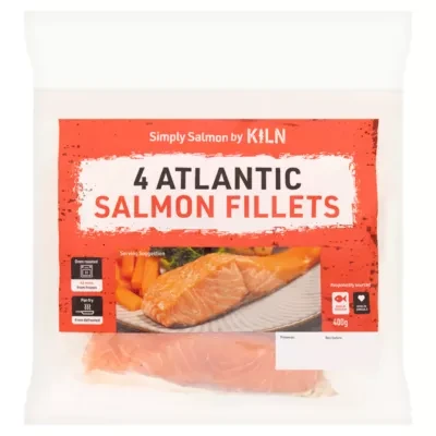 Kiln 4 Atlantic Salmon Fillets 400g