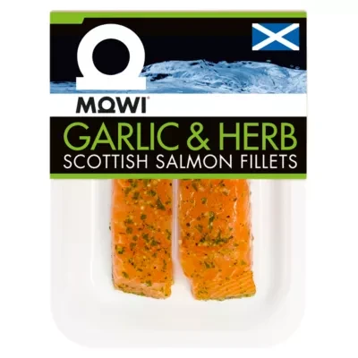 Mowi Infusions Garlic & Herb Scottish Salmon Fillets 220g
