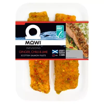 Mowi Infusions Ginger, Chilli & Lime Scottish Salmon Fillets 220g