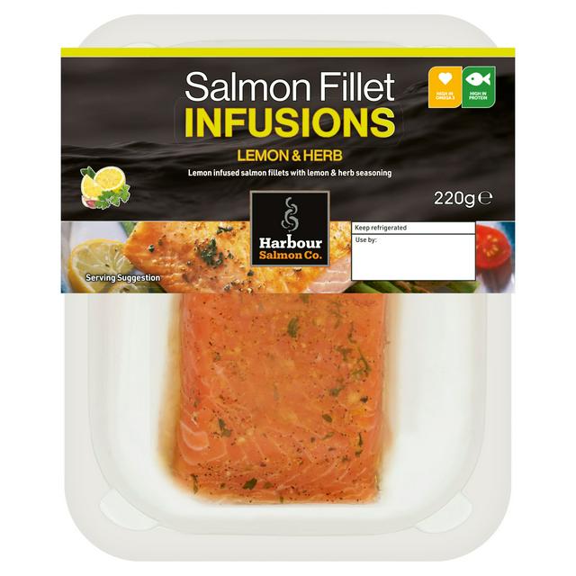 Harbour Salmon Co. Salmon Fillet Infusions Lemon & Herb 220g