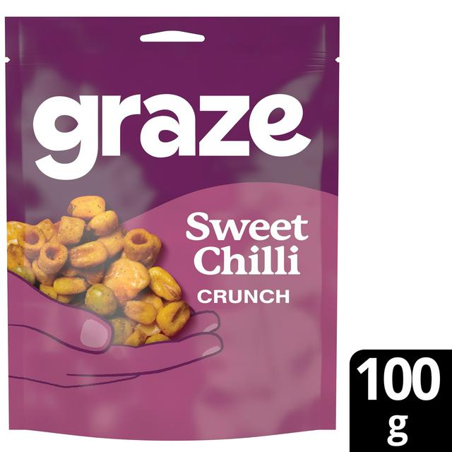 Graze Sweet Chilli Roasted Crunch Mix Sharing Bag Snack 100g