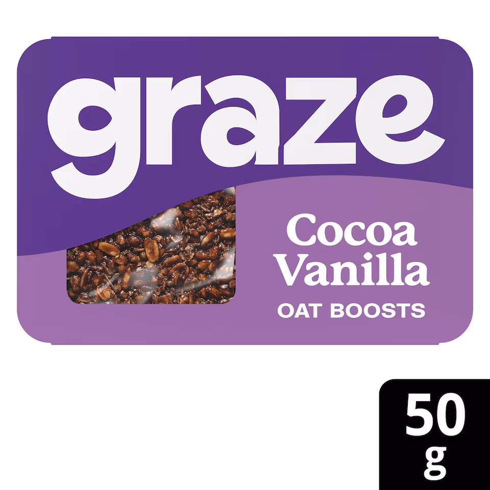 Graze Cocoa Vanilla & Protein Flapjack 50G