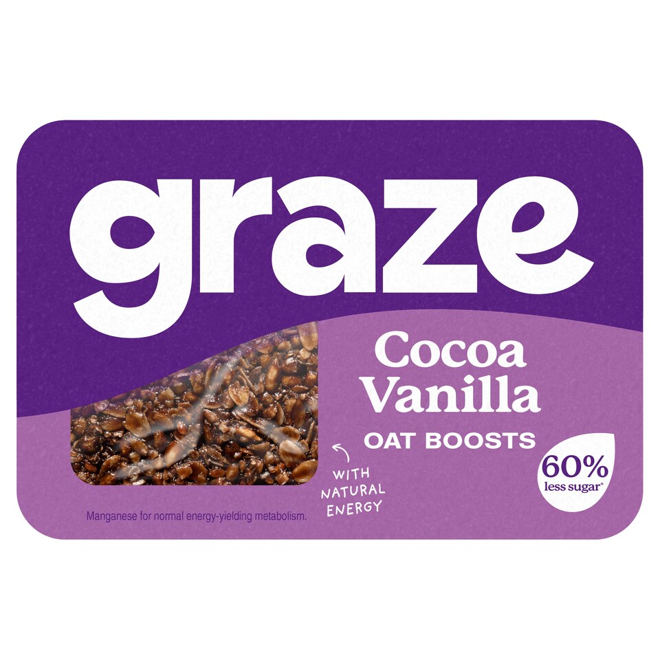 Graze Cocoa Vanilla & Protein Flapjack 50G
