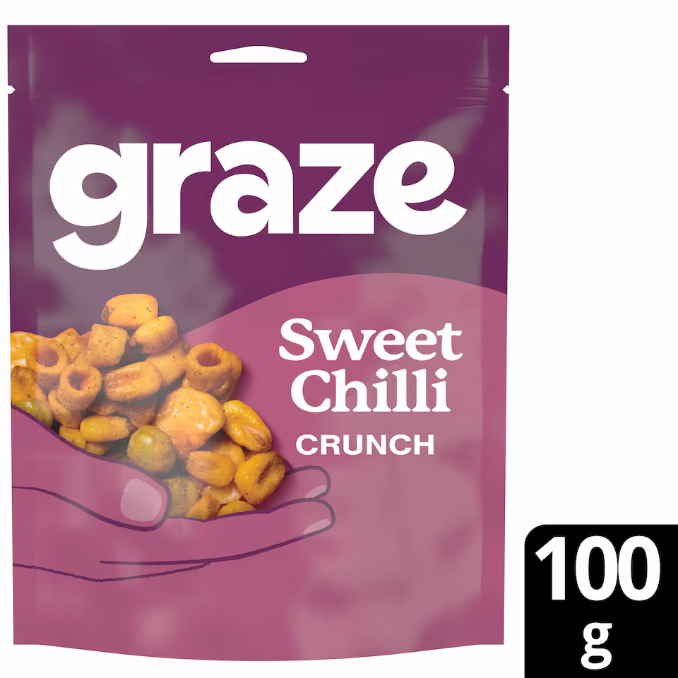 Graze Sweet Chilli Crunch Snack 100G