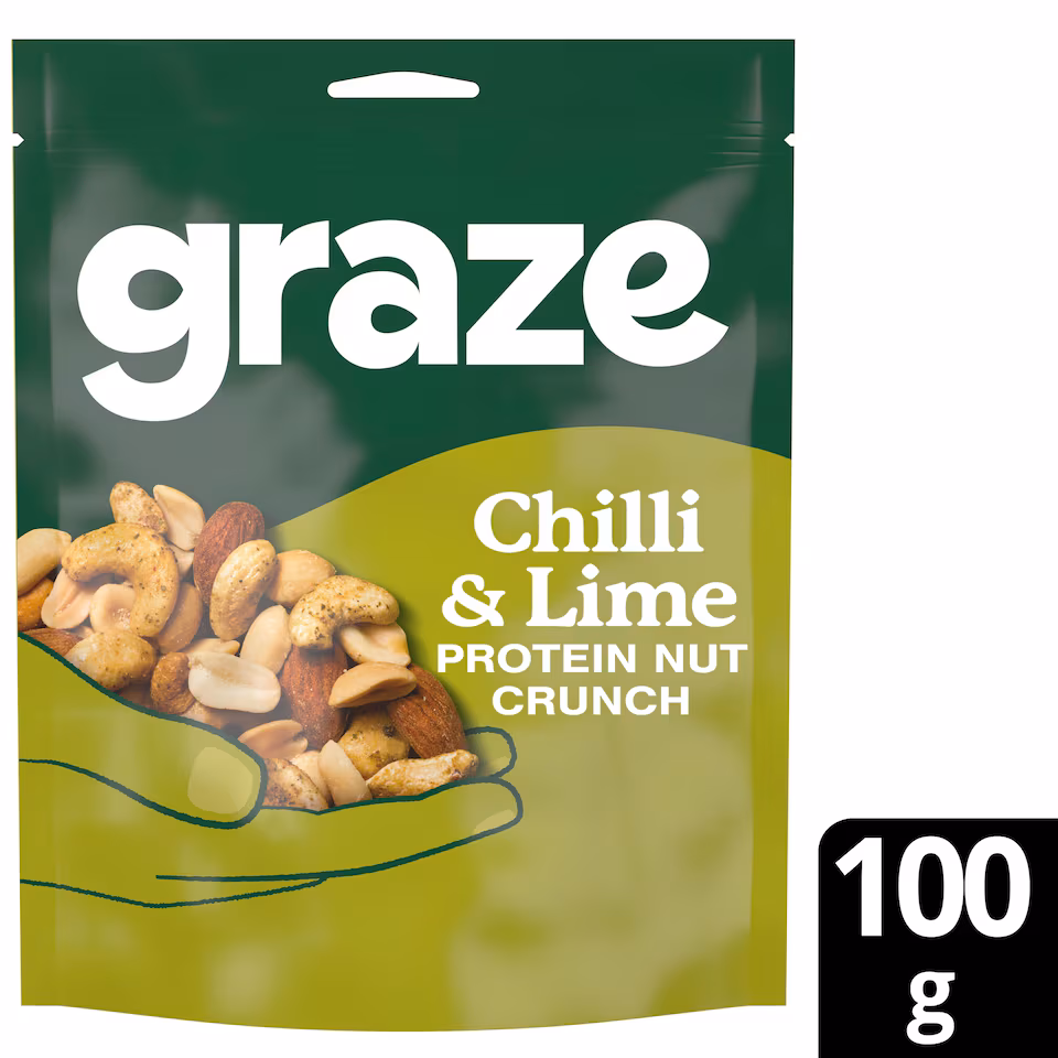Graze Chilli & Lime Protein Nut Crunch 100g