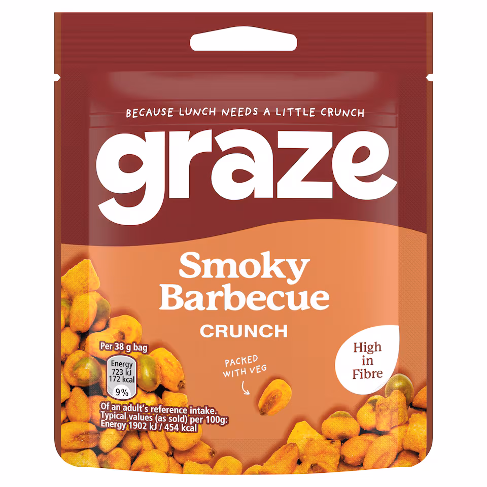 Graze Smoky Barbecue Crunch 38g