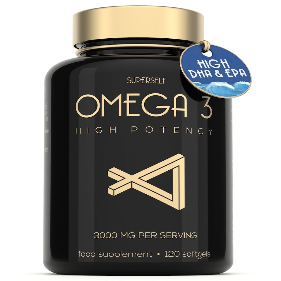 SuperSelf Fish Oil Omega-3 3000mg 120 Softgels