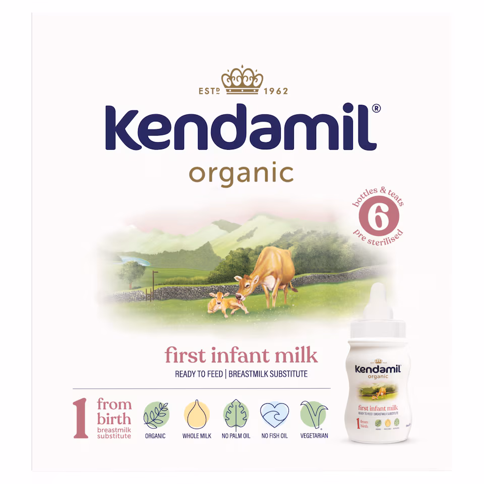 Kendamil Organic Ready to Feed First Infant Milk 6x70ml