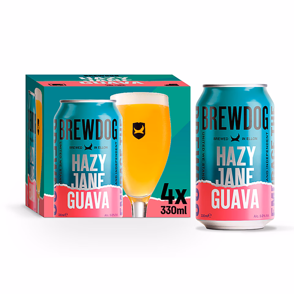 Brewdog Hazy Jane Guava New England Ipa 4 X 330Ml