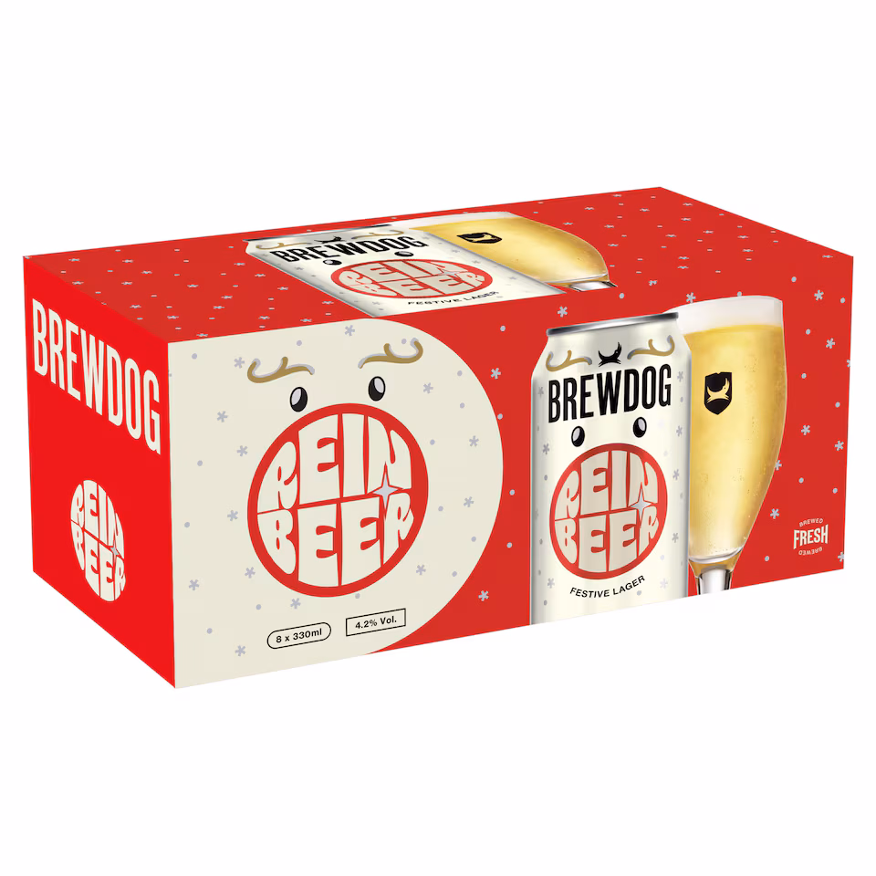BrewDog ReinBeer Festive Lager 8x330ml