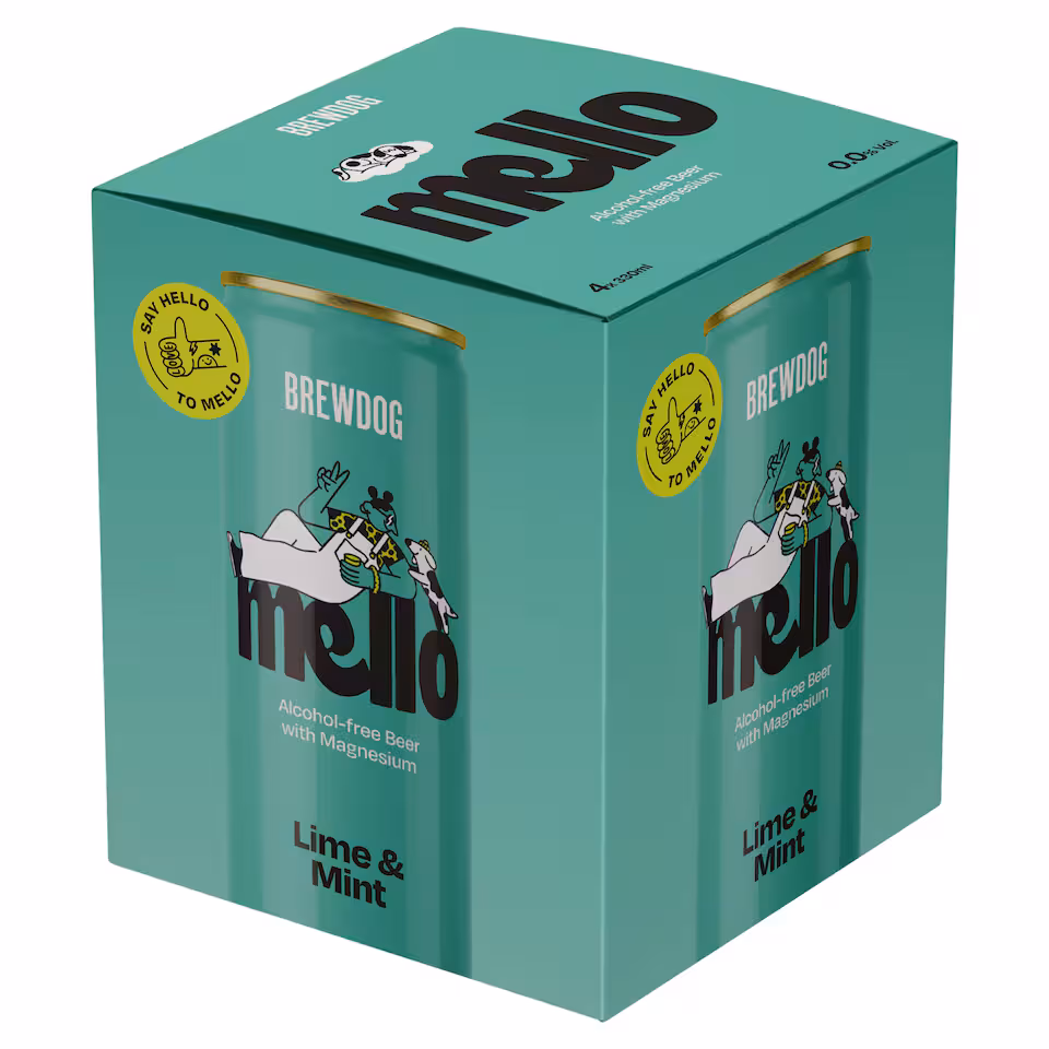 BrewDog Mello Lime & Mint 4 x 330ml