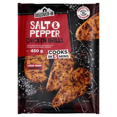 Discover-In Salt & Pepper Chicken Grills 450g