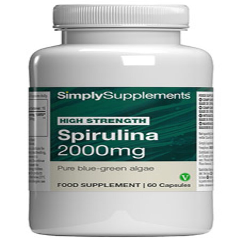 Spirulina Capsules 2000mg