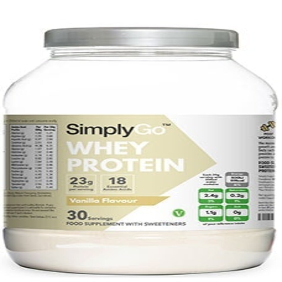 Vanilla Whey Protein Powder - 900g - 30 Servings