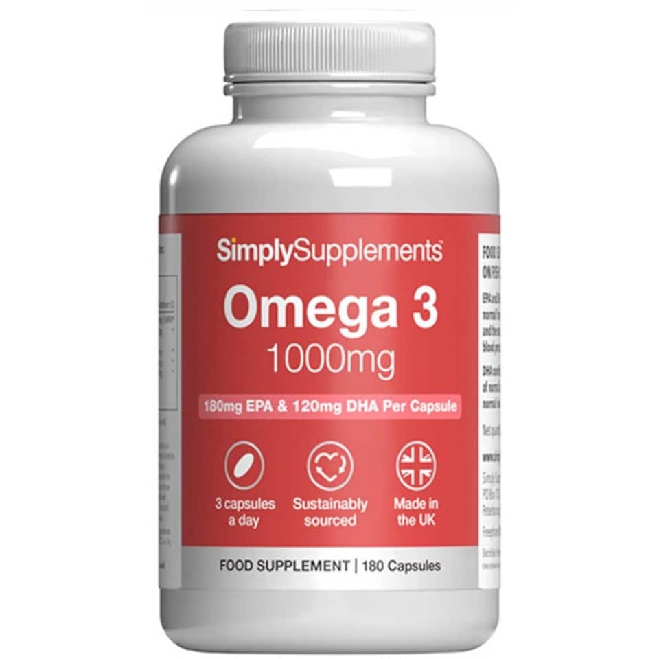 Omega 3 1,000mg - 180 Capsules