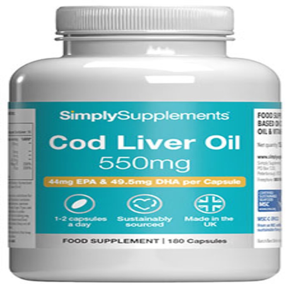 Cod Liver Oil Capsules 550mg