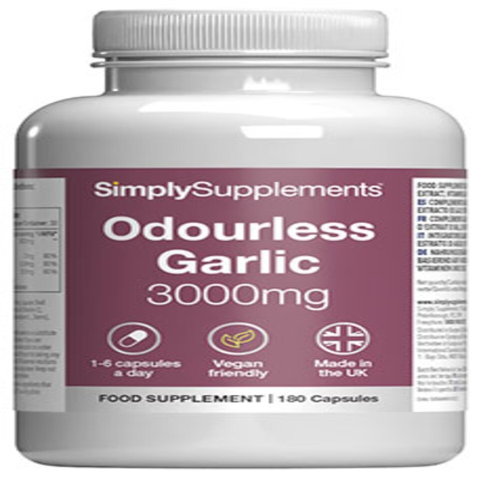 Odourless Garlic Capsules 3000mg