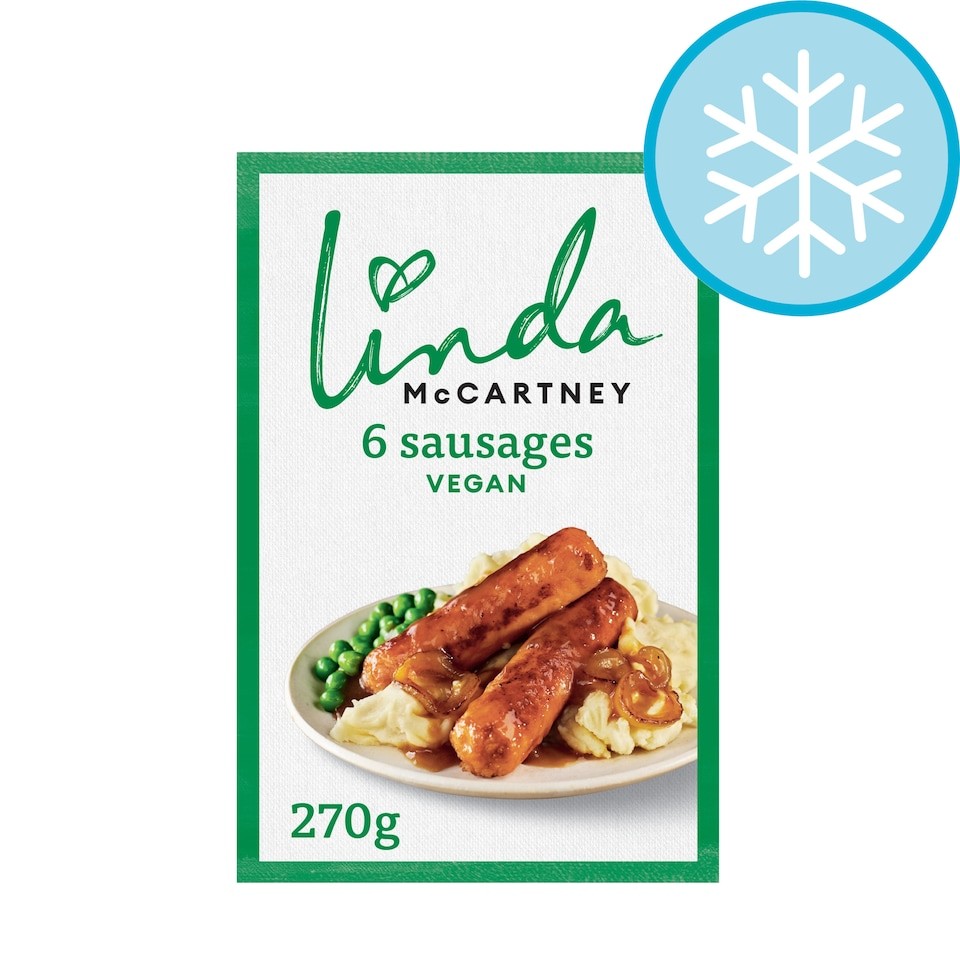 Linda McCartney 6 Vegan Sausages 270g