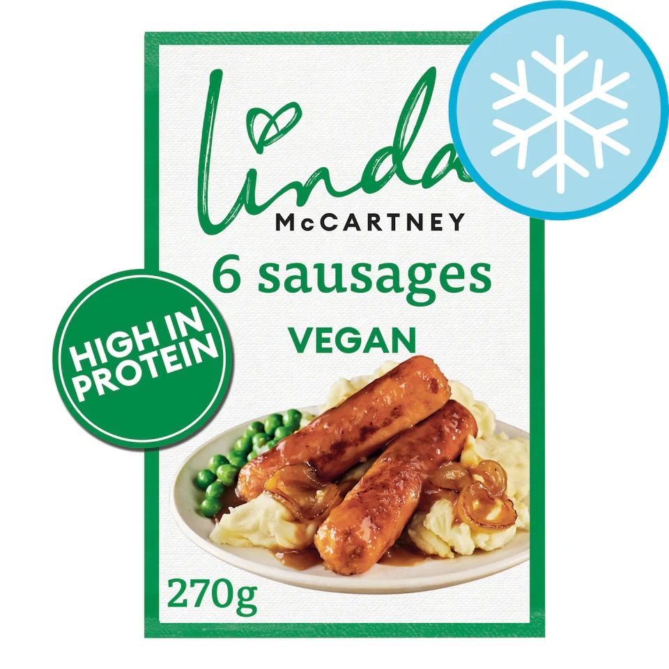 Linda McCartney 6 Vegan Sausages 270g
