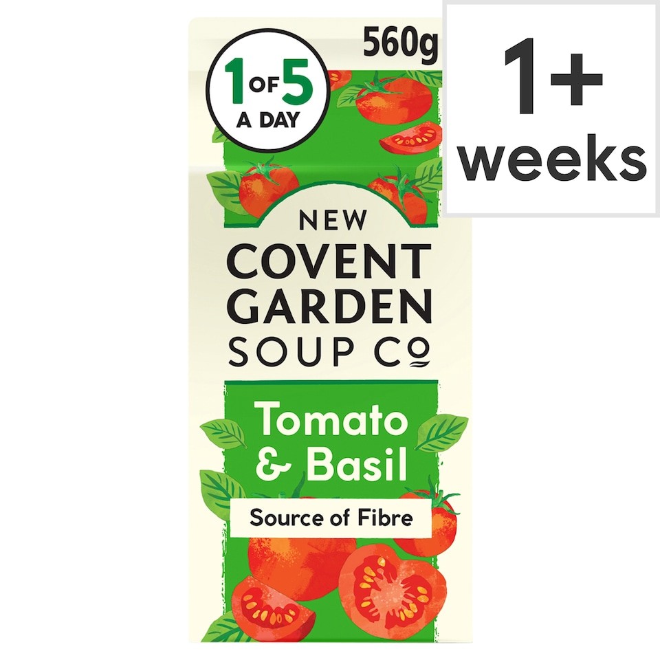 New Covent Garden Tomato & Basil Soup 560G