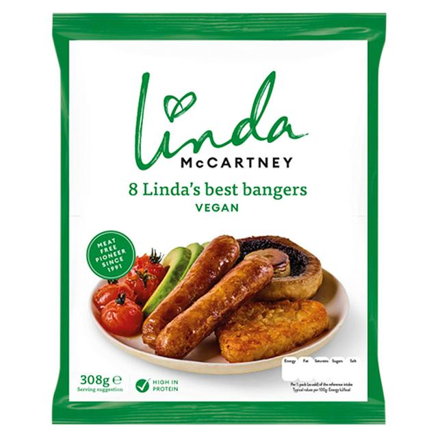 Linda McCartney Linda's Best Bangers Vegan x8 304g