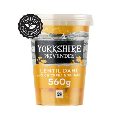 Yorkshire Provender Lentil Dahl with Chickpea & Spinach
