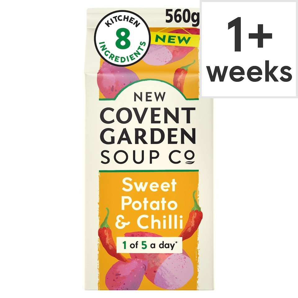 New Covent Garden Sweet Potato, Coconut & Chilli Soup (Only 8 Kitchen Ingredients) 560g
