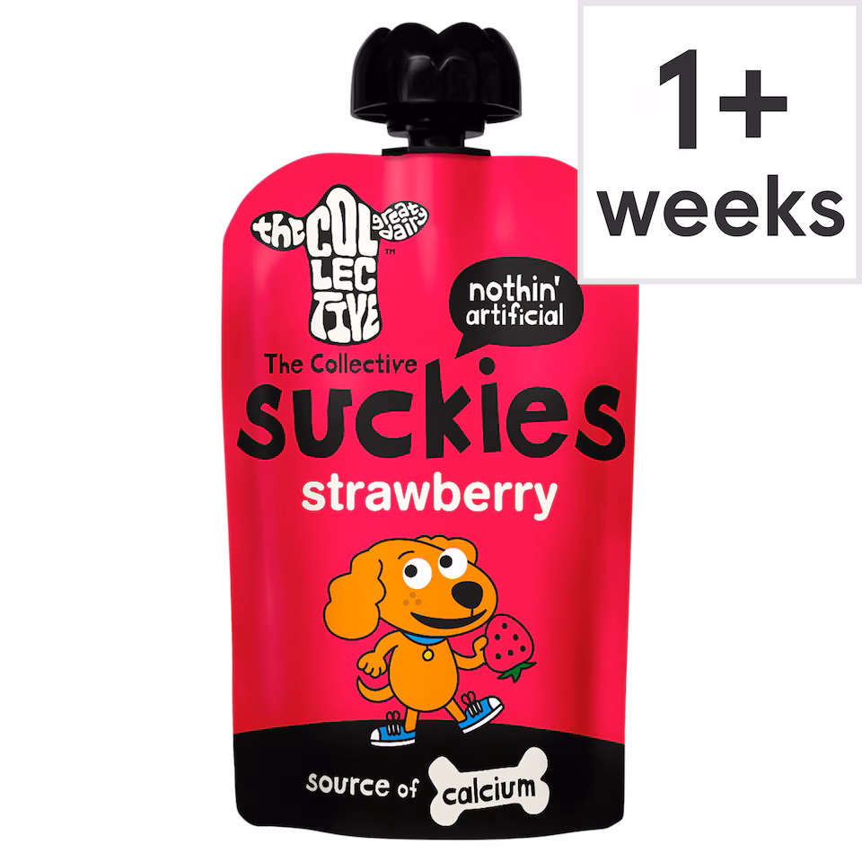 The Collective Suckies Strawberry Kids Yoghurt Pouch 90g