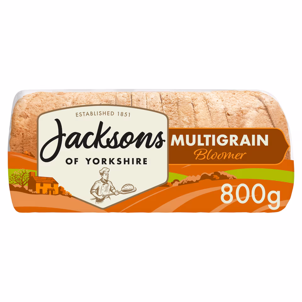 Jacksons of Yorkshire Champion Multigrain Brown Bloomer Bread 800g