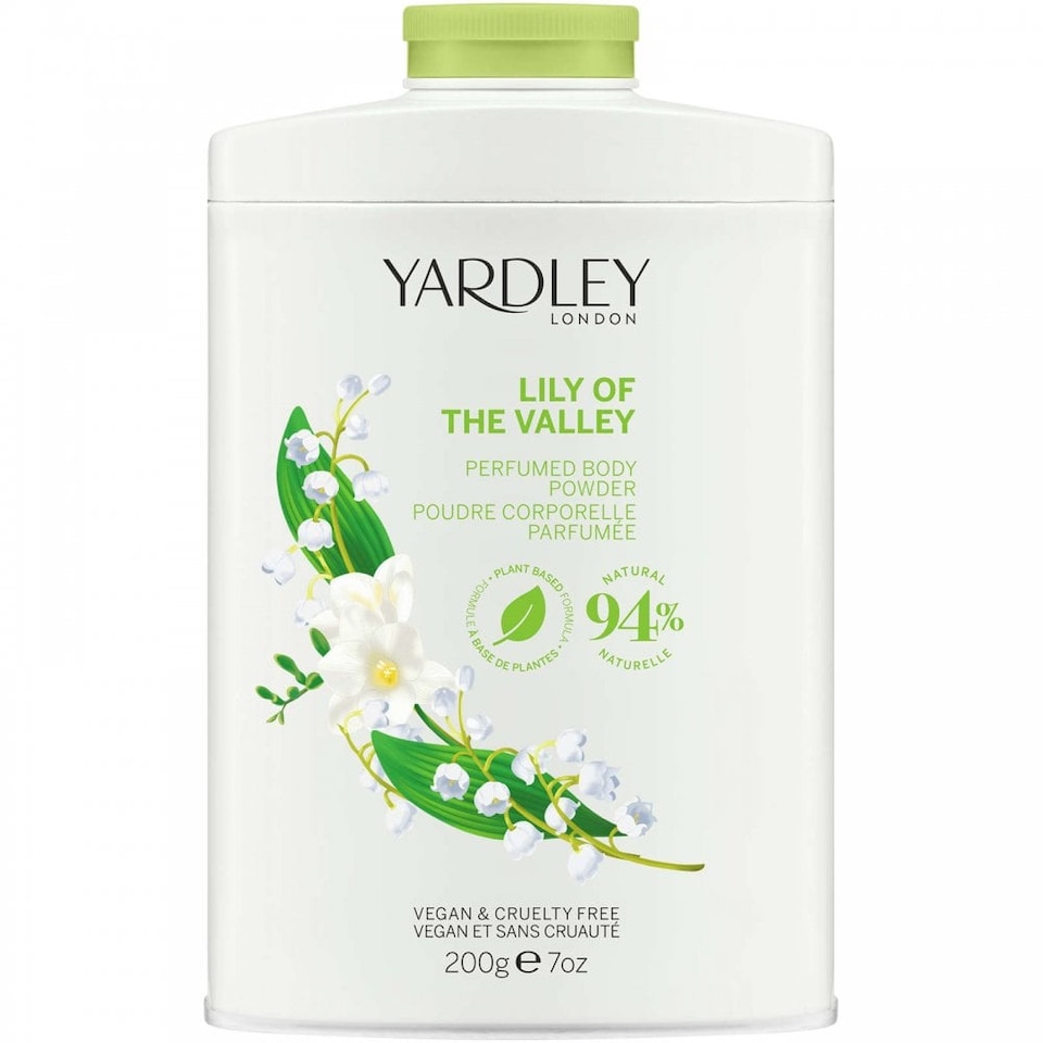 Yardley English Lily of the Valley Talcum Powder 200g
