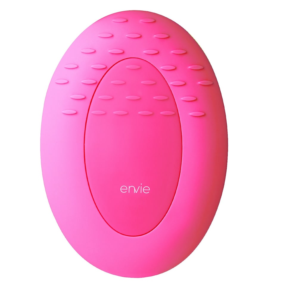 Envie Compact, Portable and Waterproof Facial Exfoliator for Women, Pink