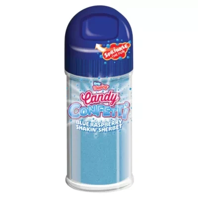 EEZY Blue Raspberry Flavour Sherbet Topping Candy Confetti 50g