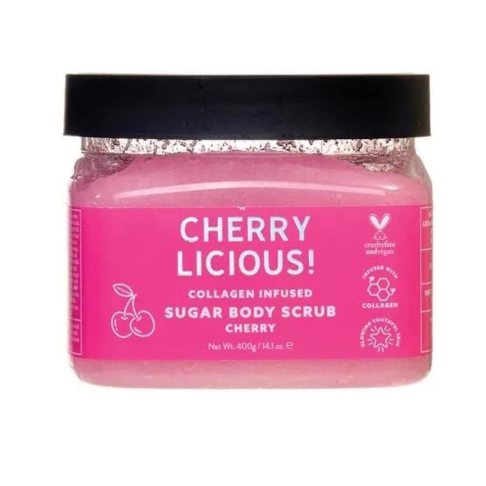 Yes Studio Sugar Body Scrub Cherry + Collagen 400g