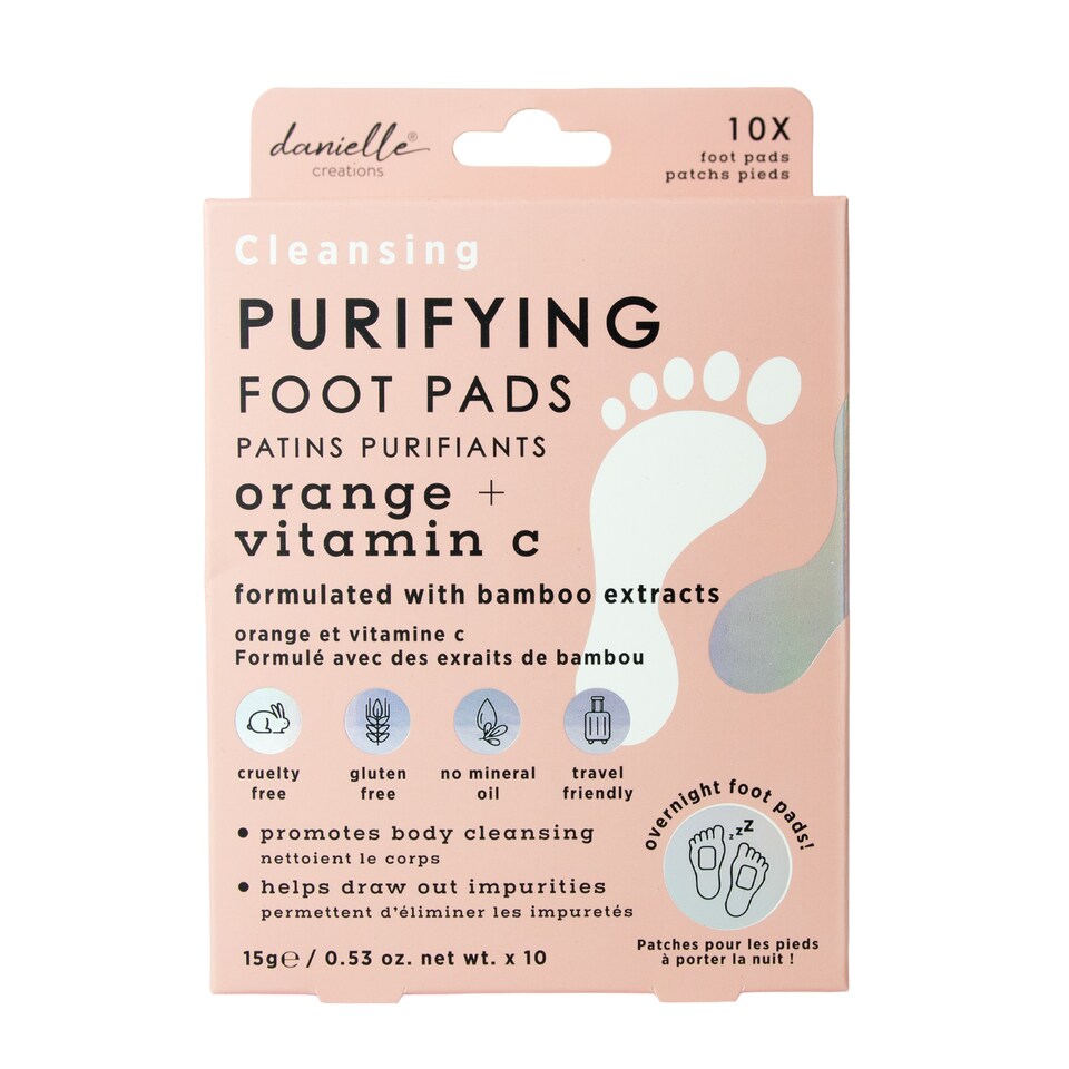 Overnight Orange + Vitamin C Purifying Foot Pads 10pcs