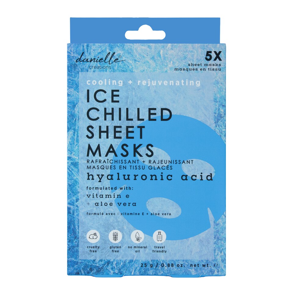 Danielle Creations Ice Chilled Sheet Masks 5 Pack Gift Set
