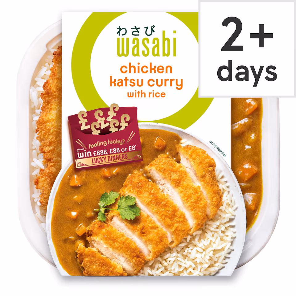 Wasabi Chicken Katsu Curry With Rice 450G