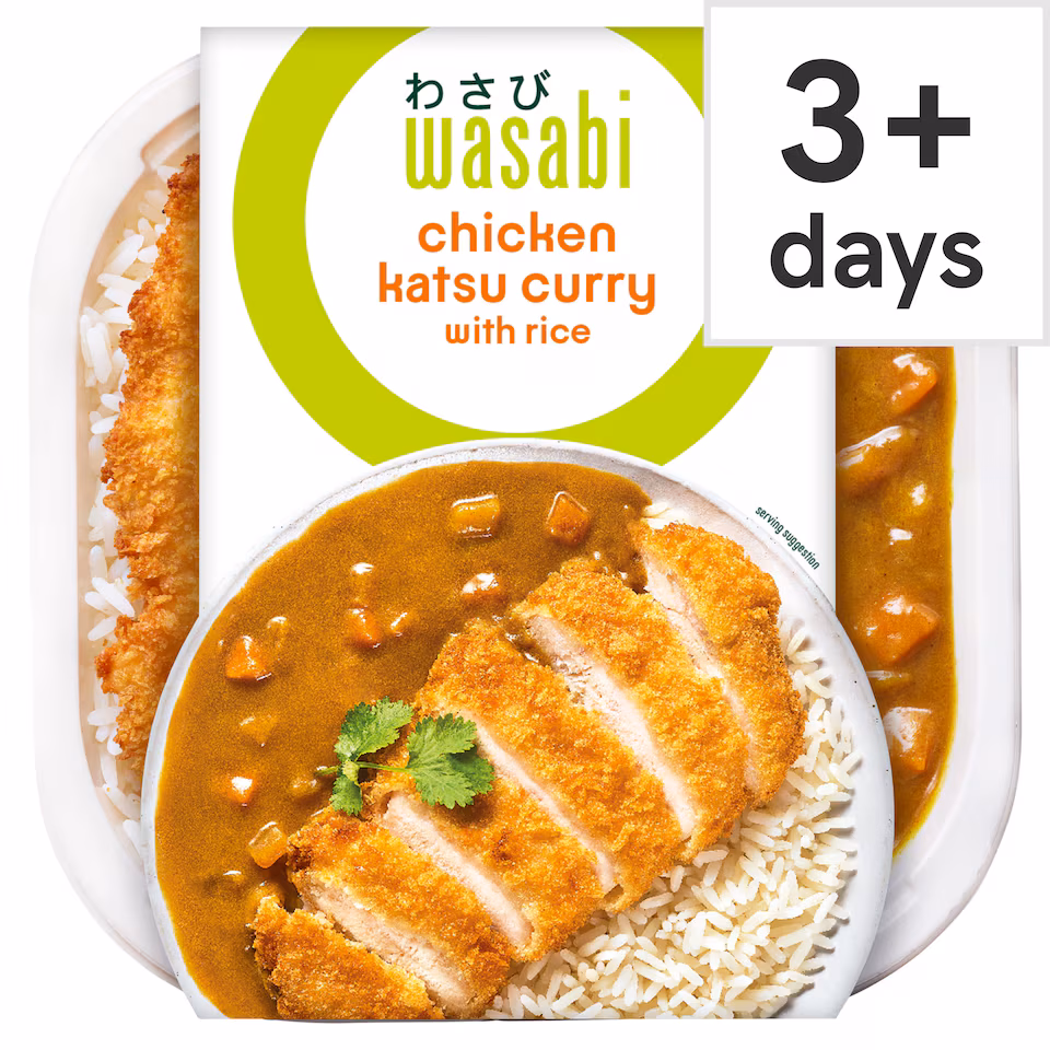 Wasabi Chicken Katsu Curry With Rice 450G