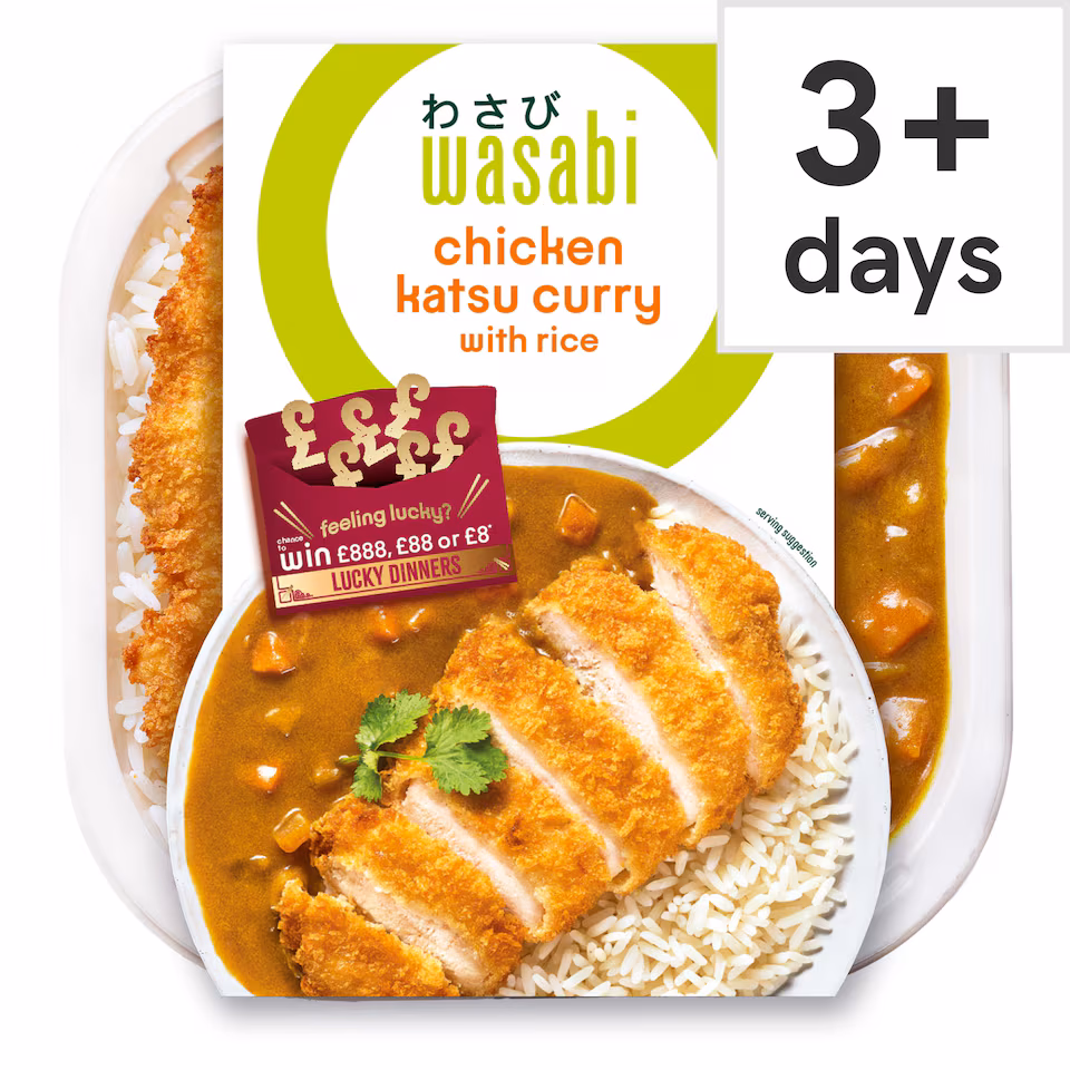 Wasabi Chicken Katsu Curry With Rice 450G