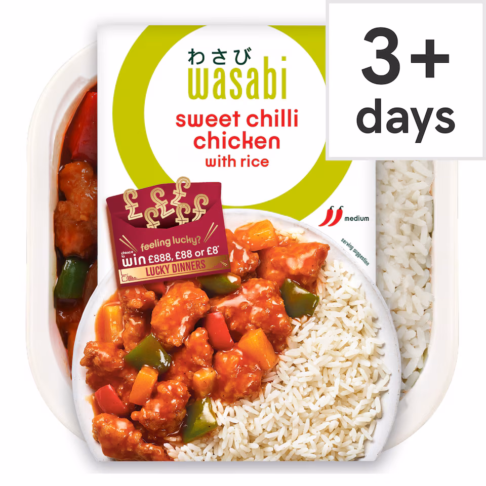 Wasabi Sweet Chilli Chicken With Rice 450G