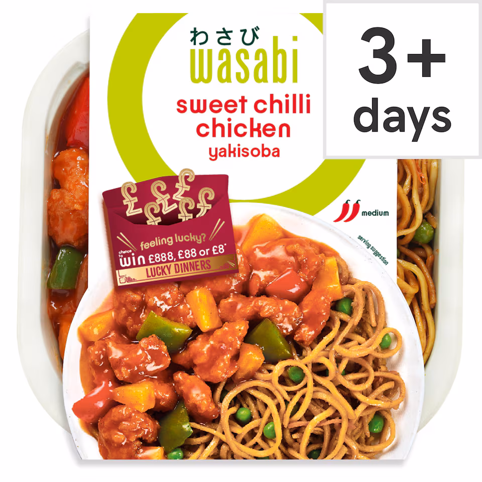 Wasabi Sweet Chilli Chicken Yakisoba Noodles 450G