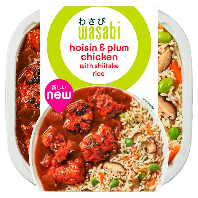 Wasabi 400g Shiitake Rice Hoisin & Plum Chicken Ready Meal