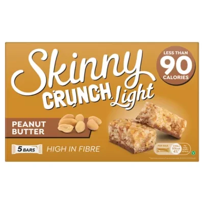 Skinny Crunch Crunch Light Peanut Butter Bars 5 x 20g