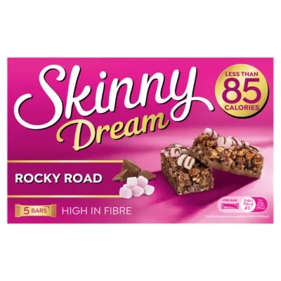 Skinny Dream Dream Rocky Road Bars 5 x 20g