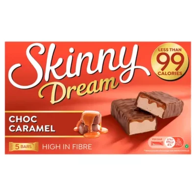 Skinny Dream Dream Choc Caramel Bars 5 x 24g